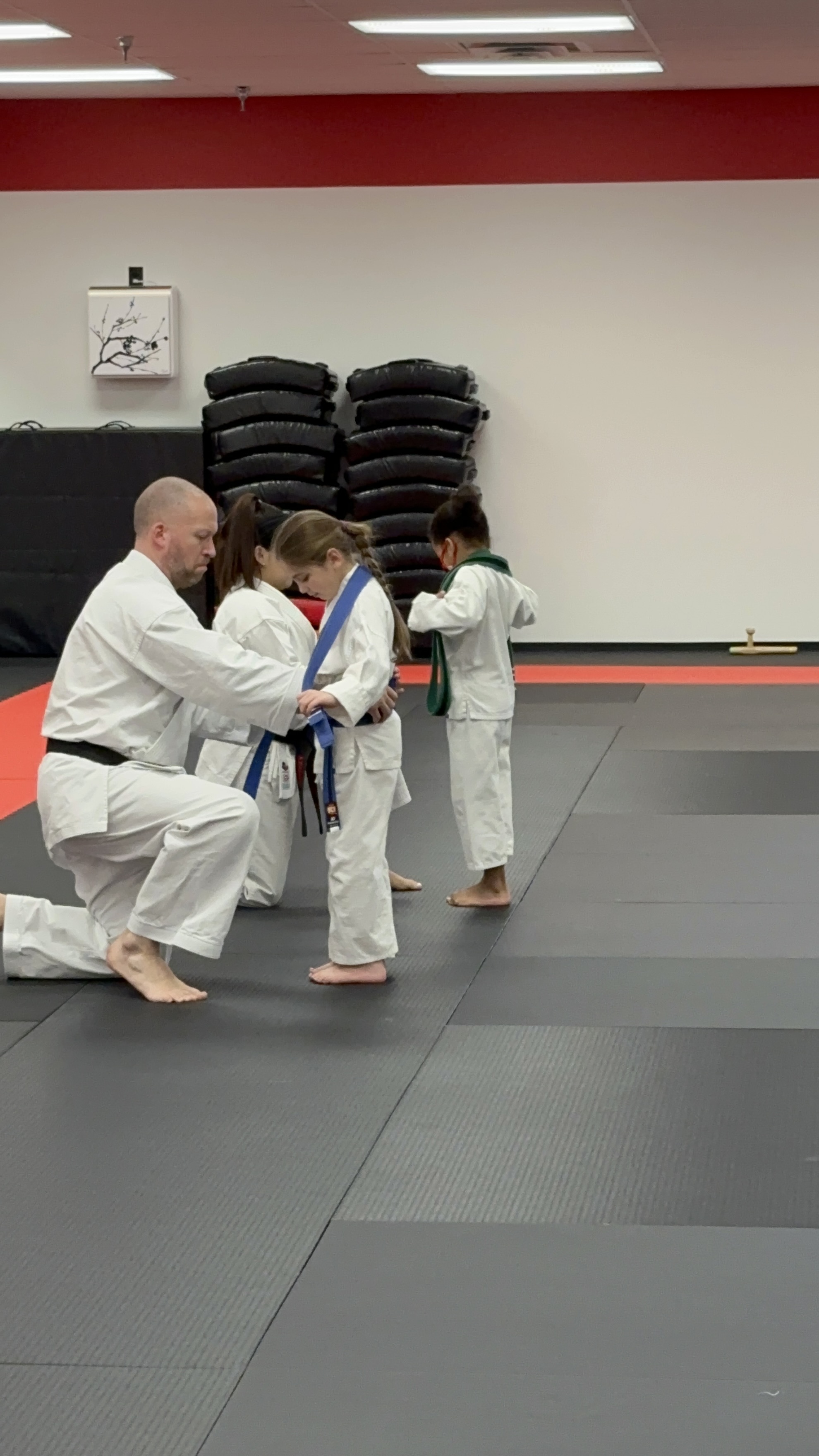 New belt given after passing belt exam